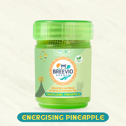 Breevio Aromas β Pineapple π β Energising Aromatherapy Wellness Pot