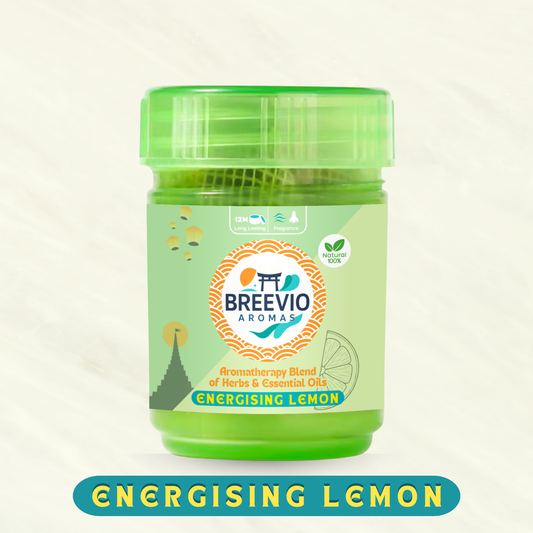 Breevio Aromas β Lemon π β Energising Aromatherapy Wellness Pot