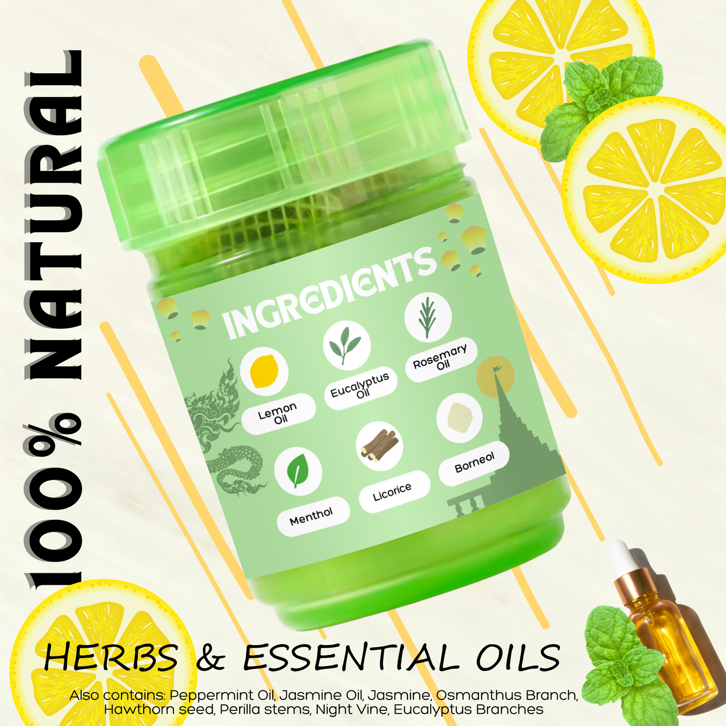 Breevio Aromas β Lemon π β Energising Aromatherapy Wellness Pot