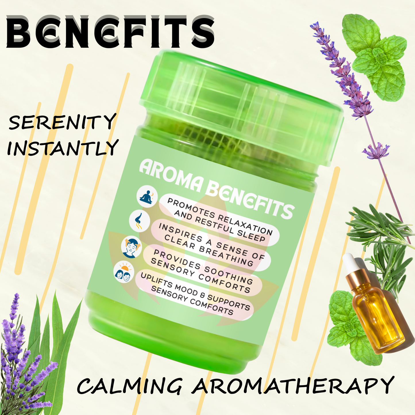 Breevio Aromas β Lavender πͺ» β Calming Aromatherapy Wellness Pot