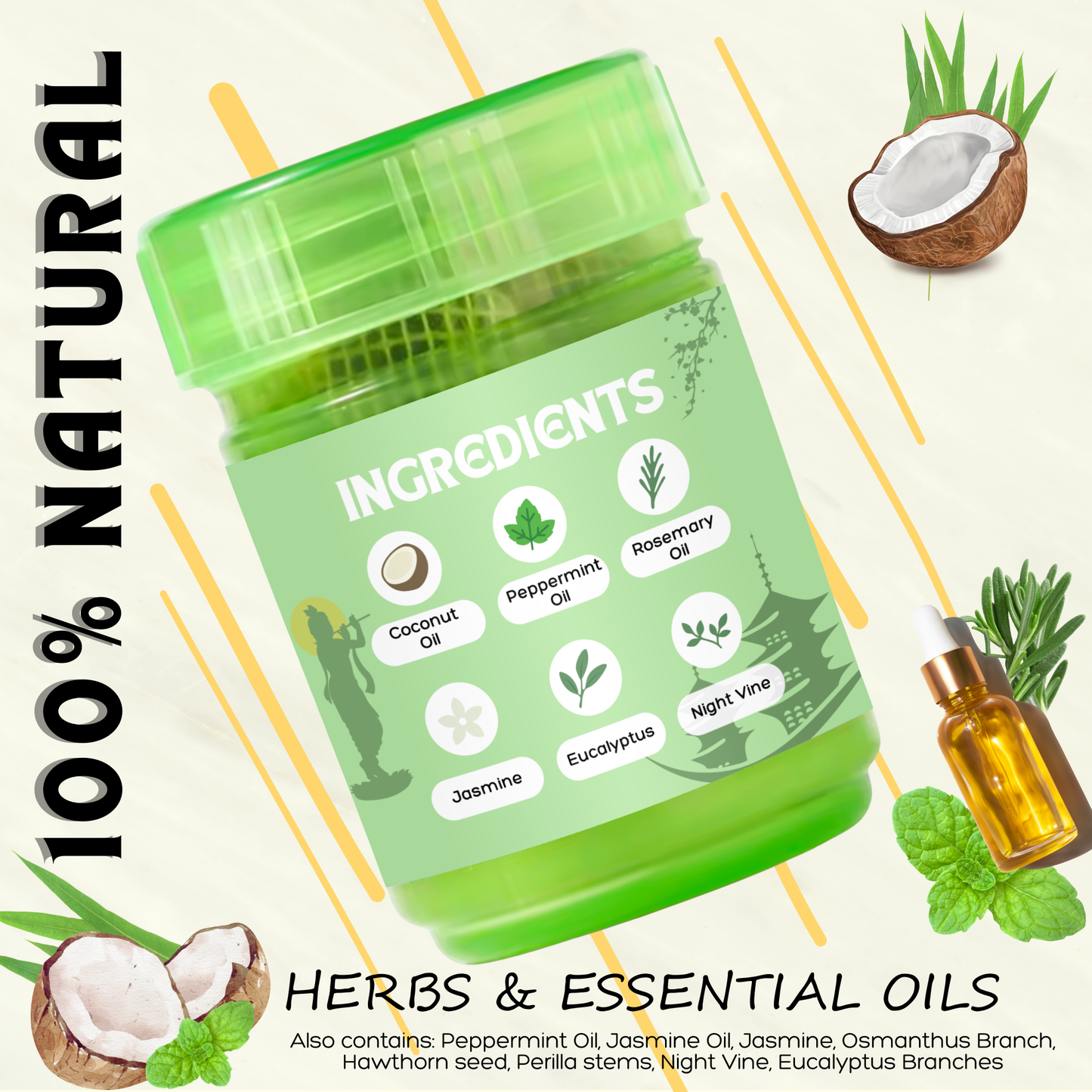 Breevio Aromas β Coconut π₯₯  β Calming Aromatherapy Wellness Pot
