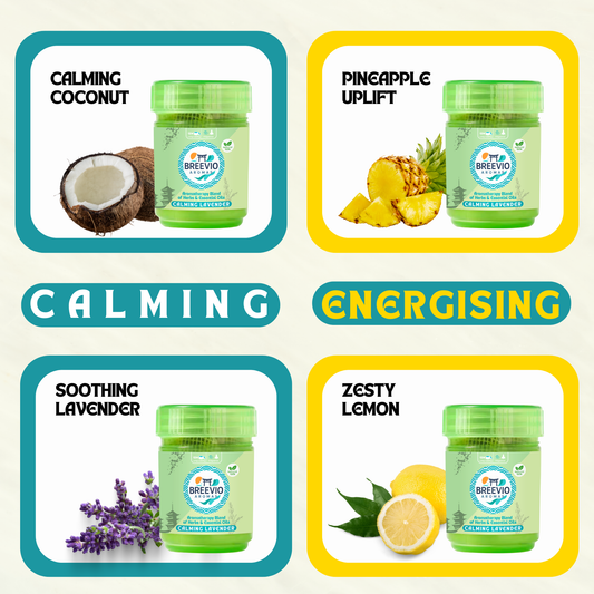 Breevio Aromas â Coconut đĨĨ  â Calming Aromatherapy Wellness Pot
